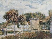 Alfred Sisley Schwemme von Marly oil painting reproduction